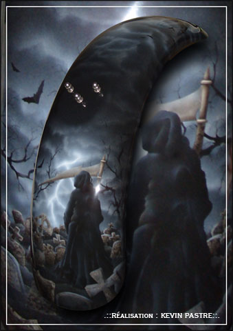 .::GRIM-REAPER-TRIKE 01 - fevrier, mars, avril 2010 - aérographe peinture custom - sur trike REWACO::.