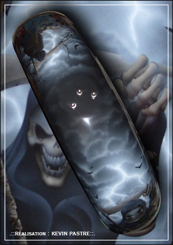 .::GRIM-REAPER-TRIKE 01 - fevrier, mars, avril 2010 - aérographe peinture custom - sur trike REWACO::.